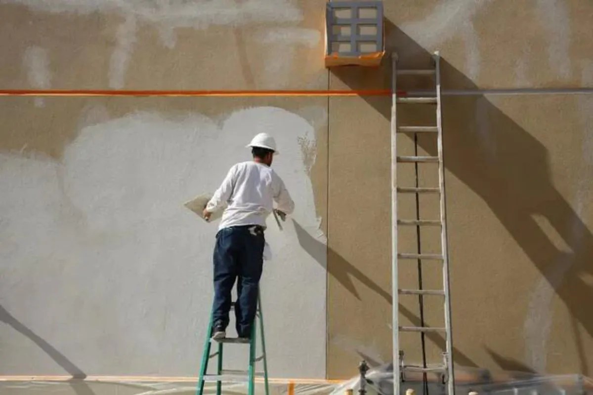 Stucco remediation and new three-coat finish on a home in Media, PA
