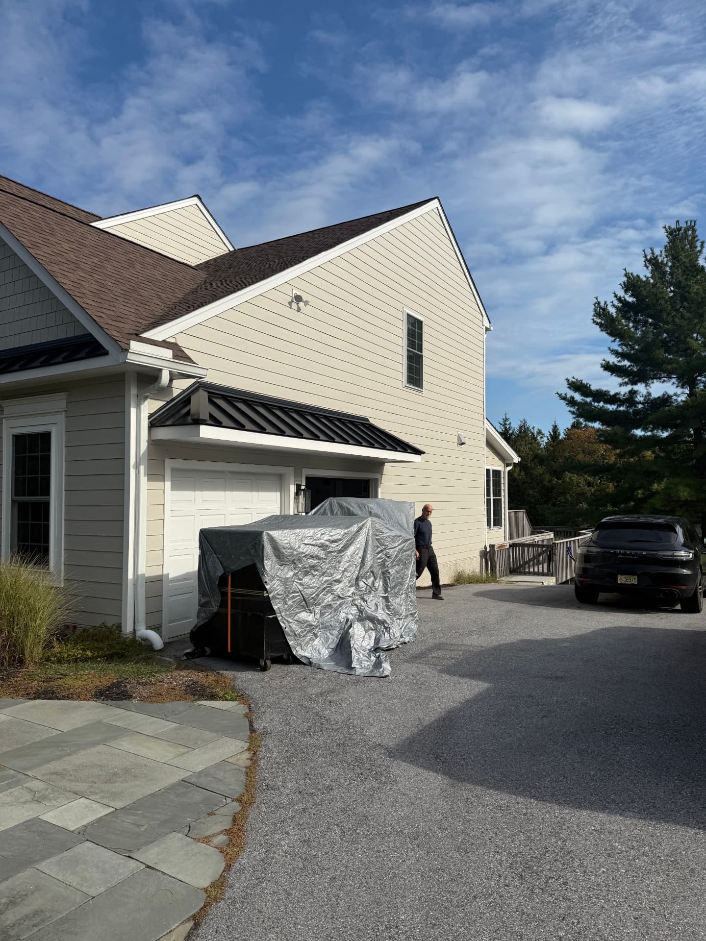 New fiber cement siding installed on a Springfield, PA home